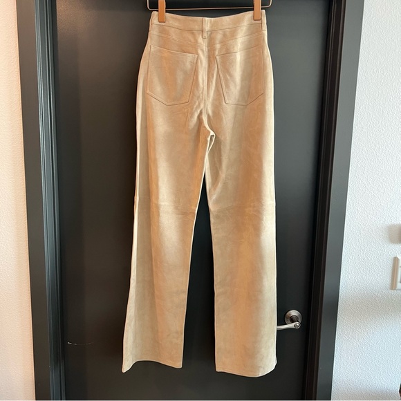 Helsa Suede 5 Pocket Pants in Sandy Beige Size Small - Picture 8 of 13